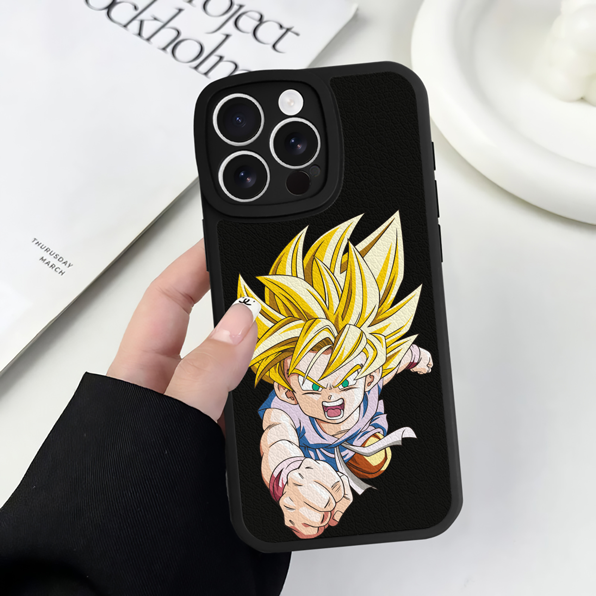 （画像用） ドラゴンボール ベジット DRAGON BALL Vegetto 【iPhone 16シリーズ対応】シリコンスマホケース（レザー調） 材質：シリコン
